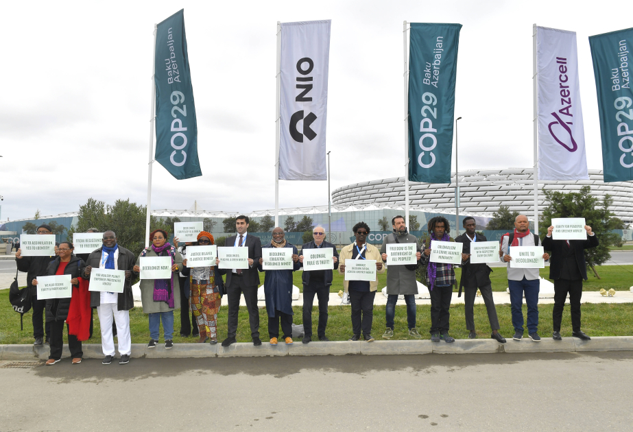 COP29 : Une action de protestation concernant les territoires sous la domination coloniale de la France
