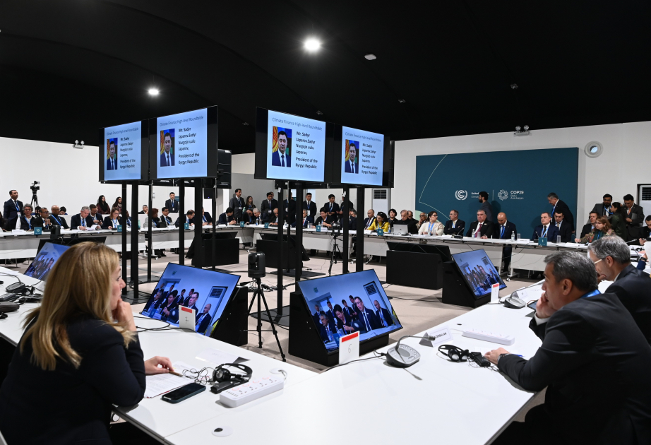 COP29 çərçivəsində “İqlim maliyyəsi” mövzusunda yüksəksəviyyəli dəyirmi masa təşkil olunub