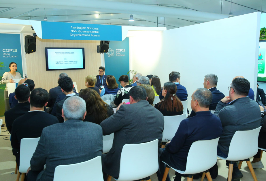 COP29 çərçivəsində suvarma və içməli su təchizatına dair yan tədbir keçirilib