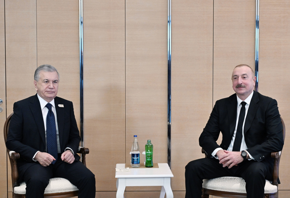 El Presidente de Azerbaiyán se reunió con el Presidente de Uzbekistán  La inauguración de una fábrica de confección textil en Khankandi tuvo lugar por videoconferencia en línea  ACTUALIZADO