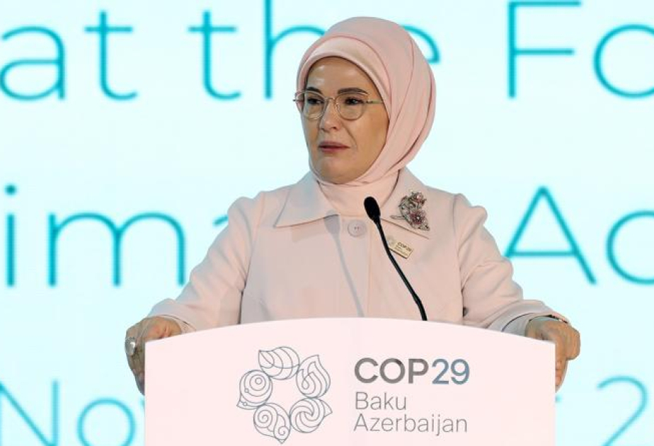 Эмине Эрдоган: COP29 вселяет надежду на общее будущее в борьбе с изменением климата