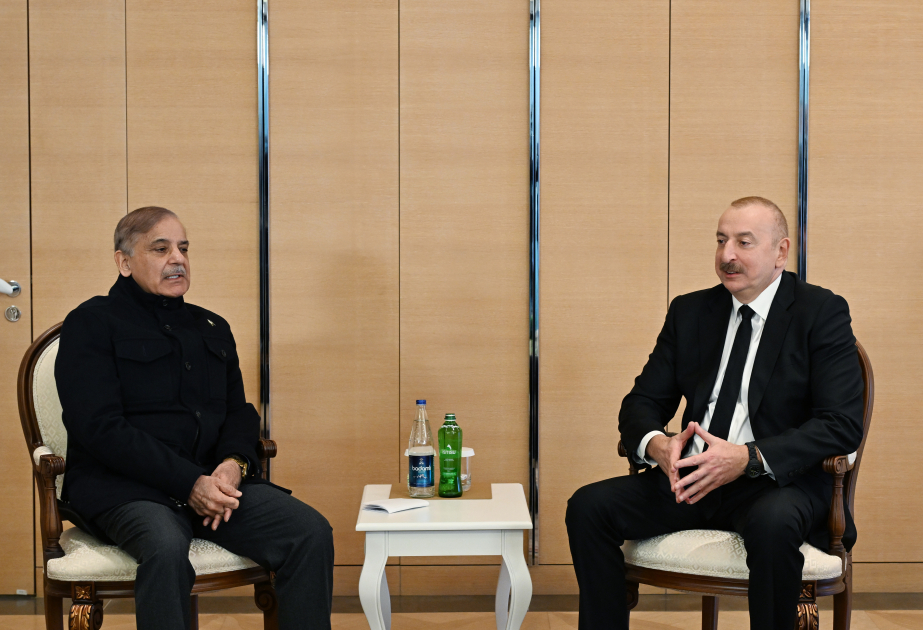 Президенты республик фото President of Azerbaijan Ilham Aliyev met with Prime Minister of Pakistan - AZERT