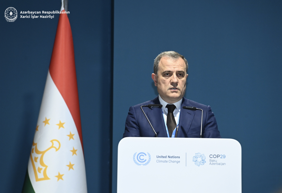 جيهون بيراموف يلقي كلمة في الحدث رفيع المستوى حول "الأنهار الجليدية - 2025: اتخاذ تدابير عالمية لحماية الأنهار الجليدية"