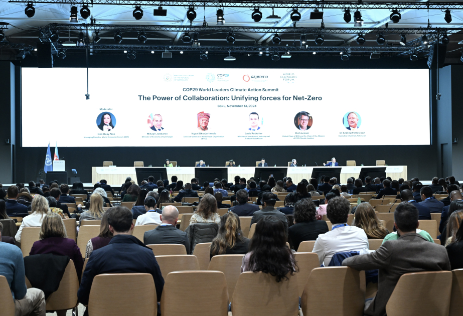 COP29 çərçivəsində “Əməkdaşlığın gücü: xalis sıfır üçün birgə səylər” mövzusunda yüksəksəviyyəli sessiya təşkil olunub