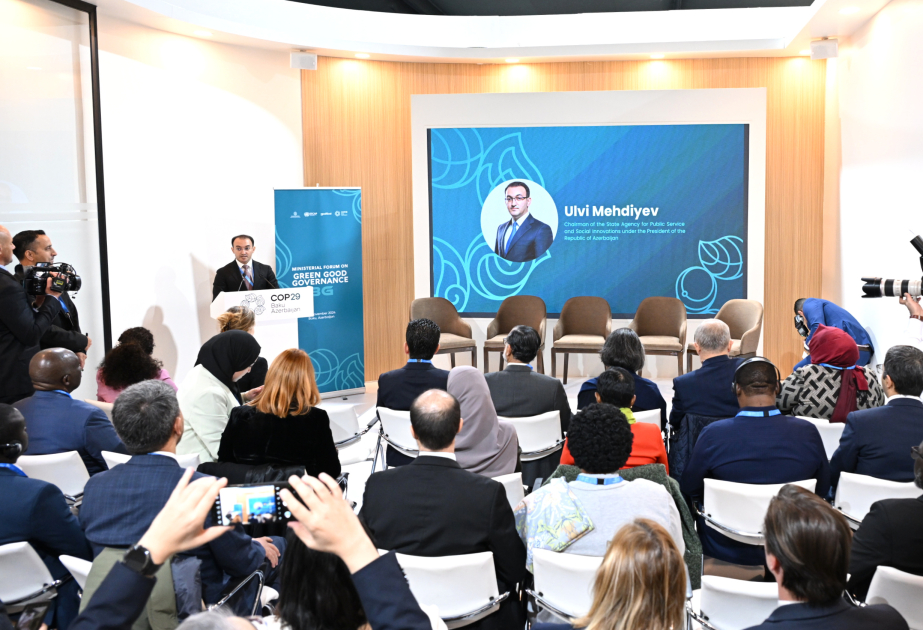 “ASAN xidmət” COP29-da yaşıl idarəetmə ilə bağlı beynəlxalq forum təşkil edib