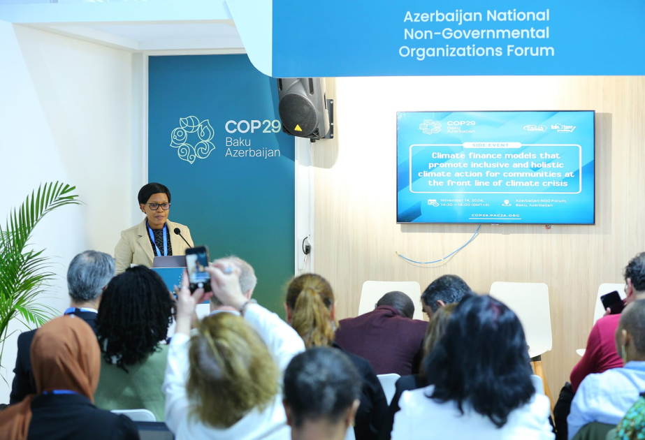 48 ölkədən 1000 QHT-ni özündə birləşdirən PACJA COP29-da yan tədbir keçirib