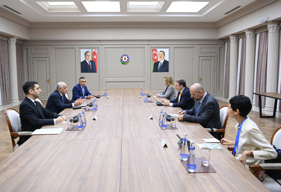 El Primer Ministro de Azerbaiyán se reúne con el Administrador del Programa de las Naciones Unidas para el Desarrollo (PNUD)
