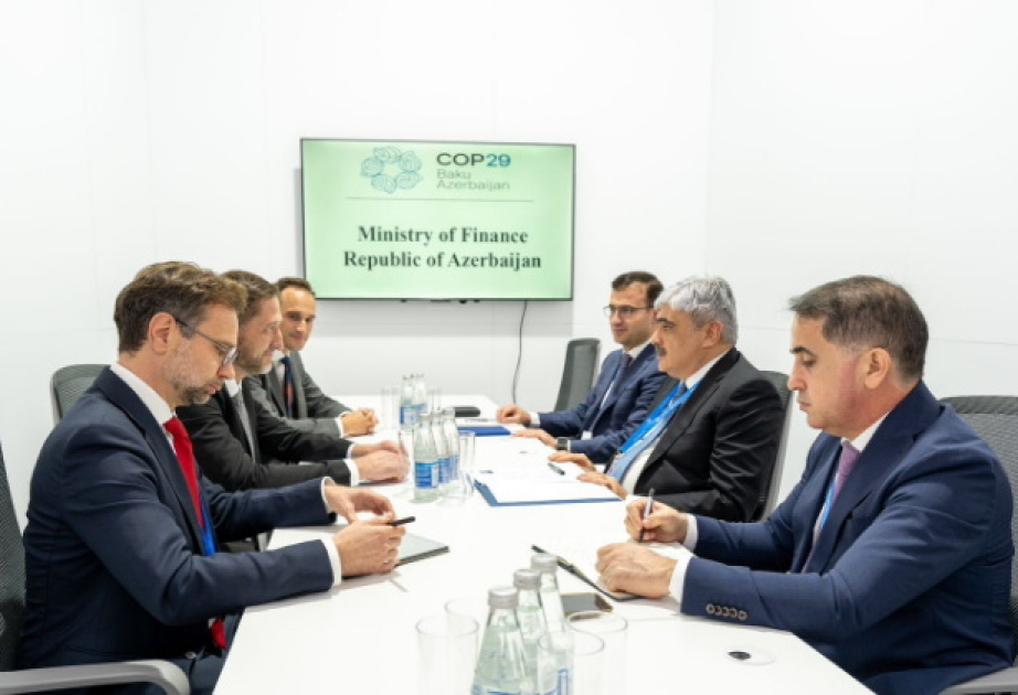 COP29-da iştirak edən maliyyə qurumlarının rəhbərləri ilə görüşlər keçirilib