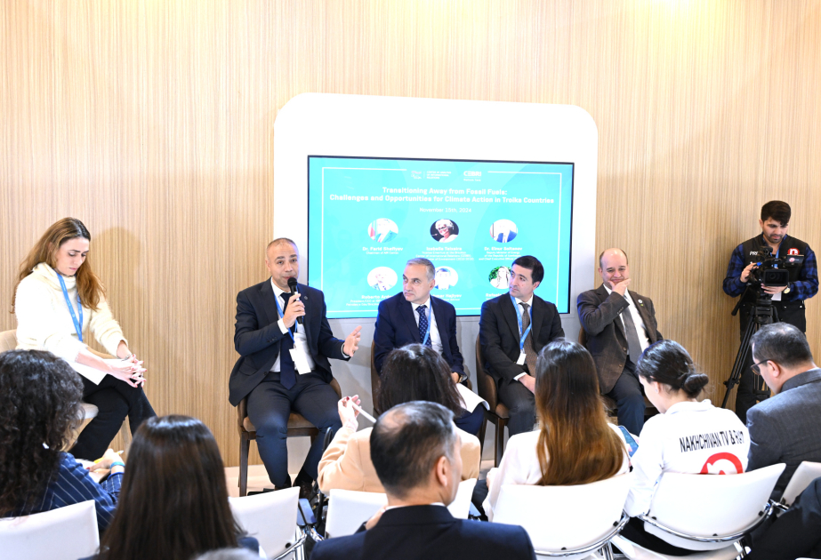 COP29-da “Troyka” ölkələrində iqlim fəaliyyətləri üçün imkanlar müzakirə edilib
