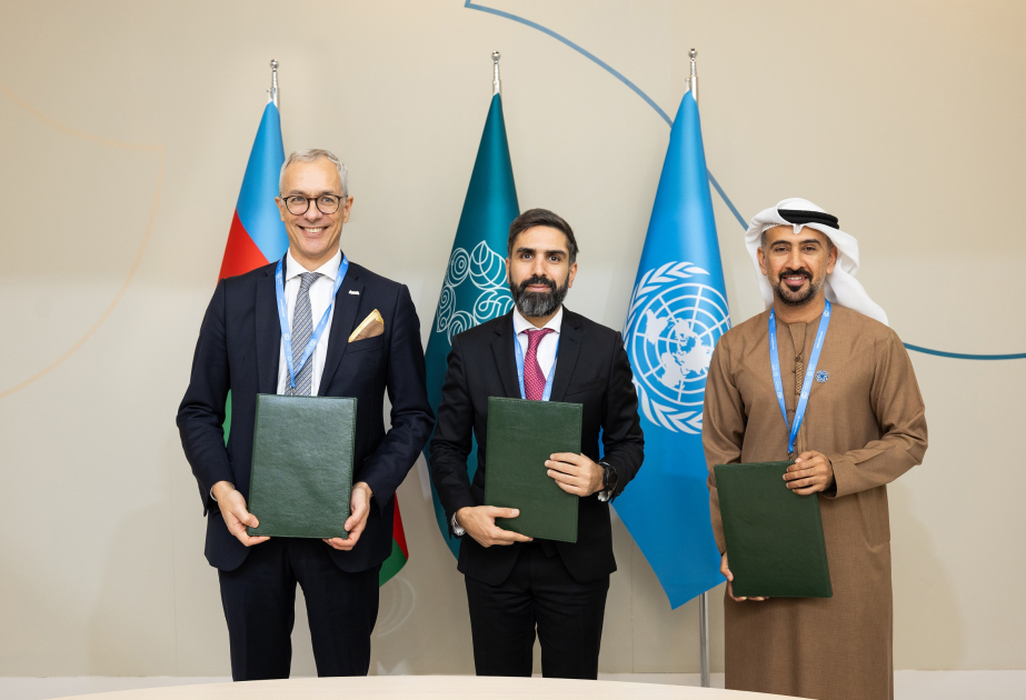 SOCAR, "Masdar" and ACWA Power sign MoU