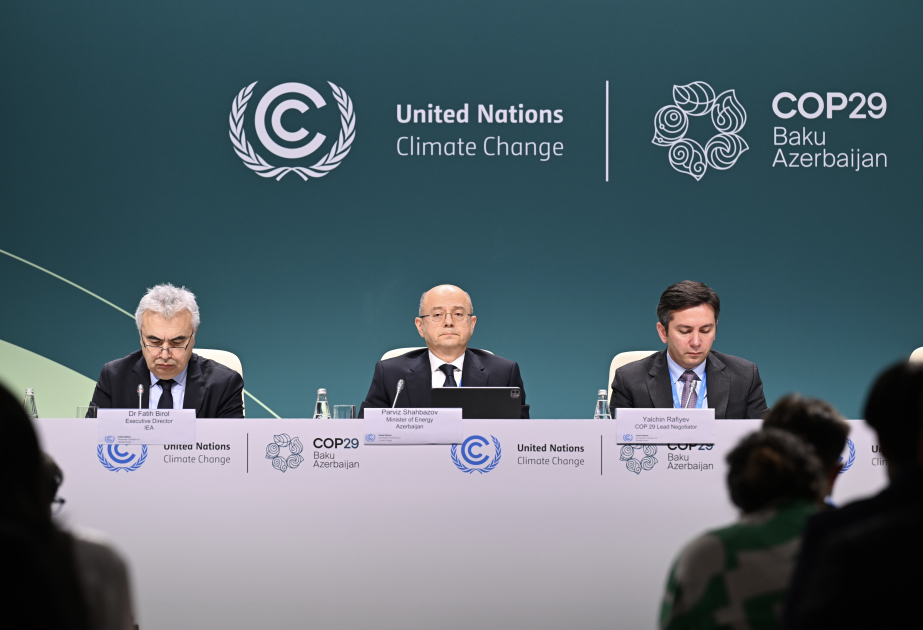 В рамках COP29 в День энергии состоялась пресс-конференция
