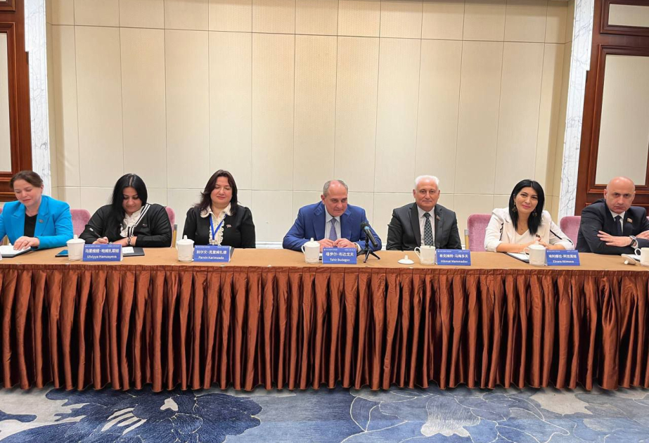 YAP nümayəndə heyətinin ÇKP Mərkəzi Komitəsinin departament direktoru ilə görüşü olub