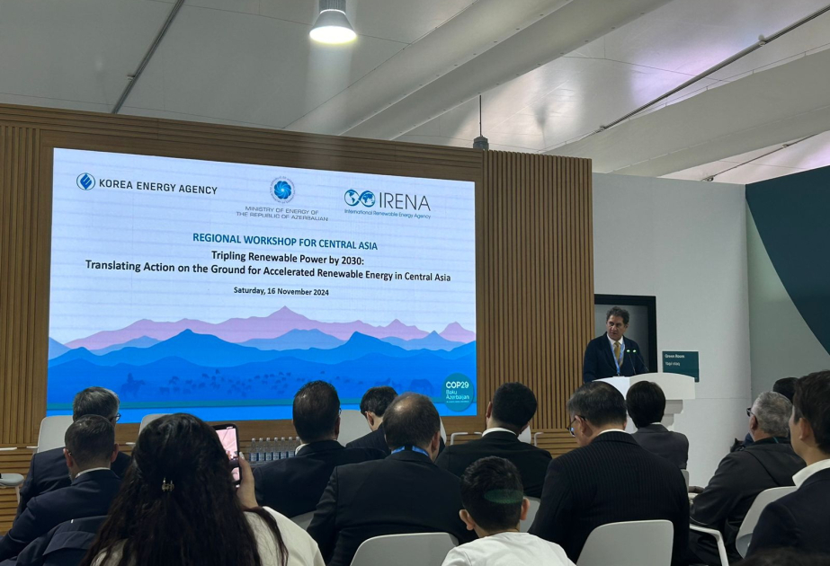 COP29 çərçivəsində Mərkəzi Asiyada Enerji keçidi üzrə İnvestisiya Forumu keçirilib