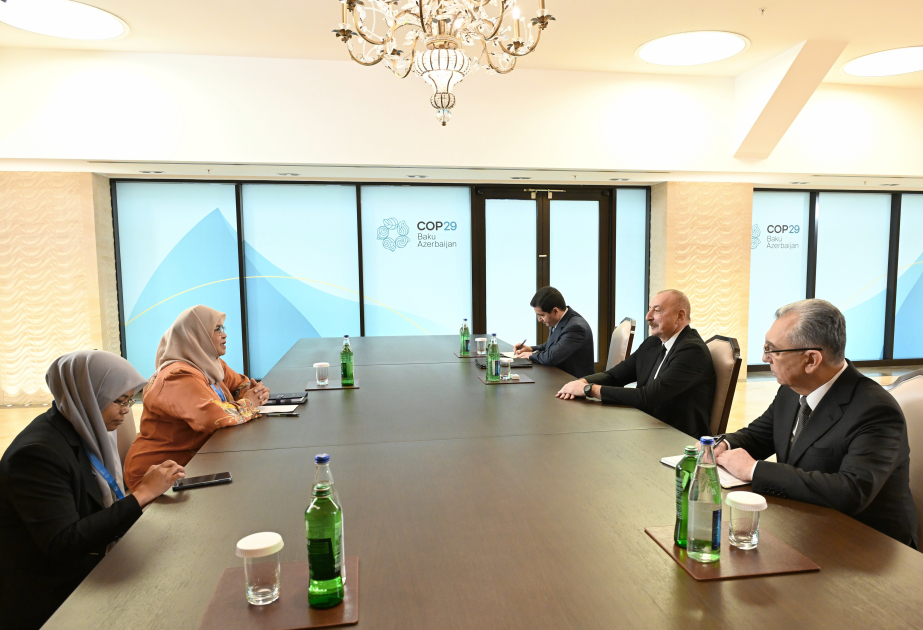 Le président azerbaïdjanais s’entretient avec la maire de Kuala Lumpur MIS A JOUR VIDEO