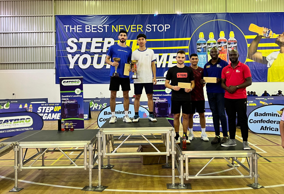 Azərbaycan badmintonçuları Zambiyadan 7 medalla qayıdırlar