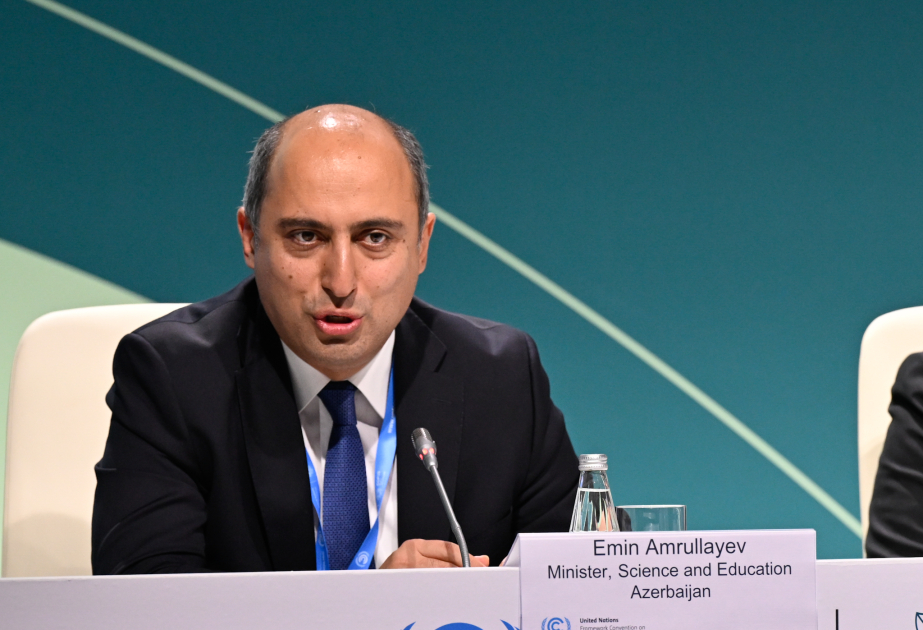Nazir: Azərbaycan iqlim dəyişmələrinin kurikulumun bir hissəsi olması istiqamətində səylərini davam etdirir VİDEO