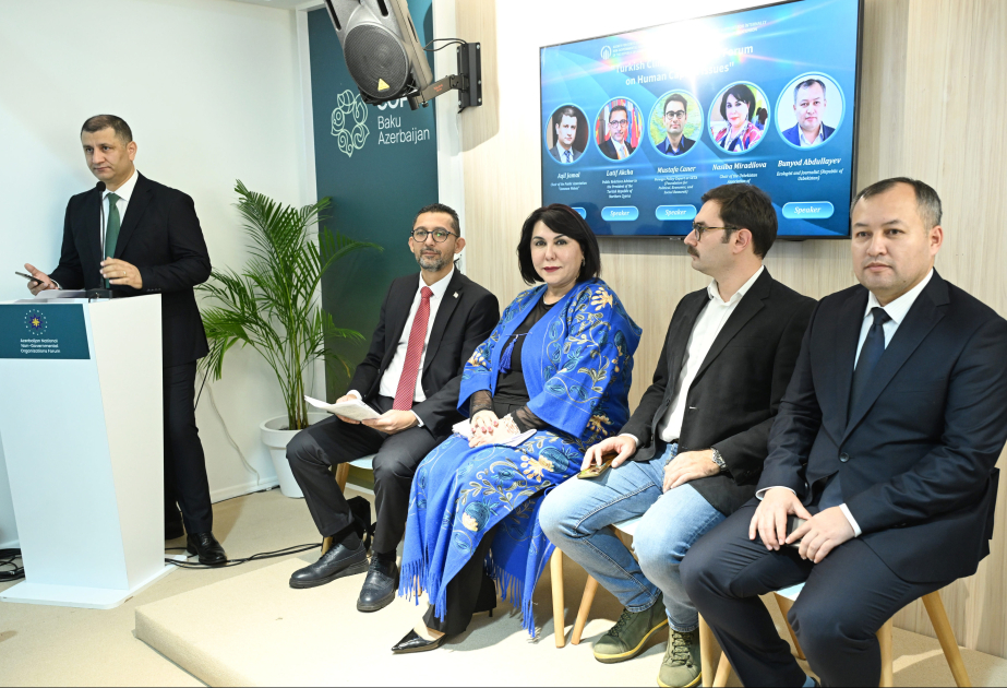 COP29-da türk dövlətləri QHT-lərinin birgə iqlim təşəbbüslərinə dair forum keçirilib