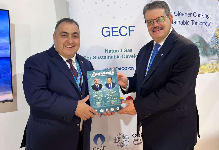 ® “Caspian Energy” jurnalının COP29-a dair xüsusi buraxılışı Qaz İxrac Edən Ölkələr Forumunun Baş katibinə təqdim edilib
