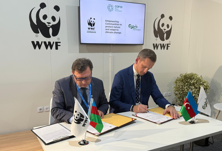 Ümumdünya Təbiət Fondunun (WWF) Azərbaycan nümayəndəliyi ilə “Carlsberg Azərbaycan” arasında Anlaşma Memorandumu imzalanıb