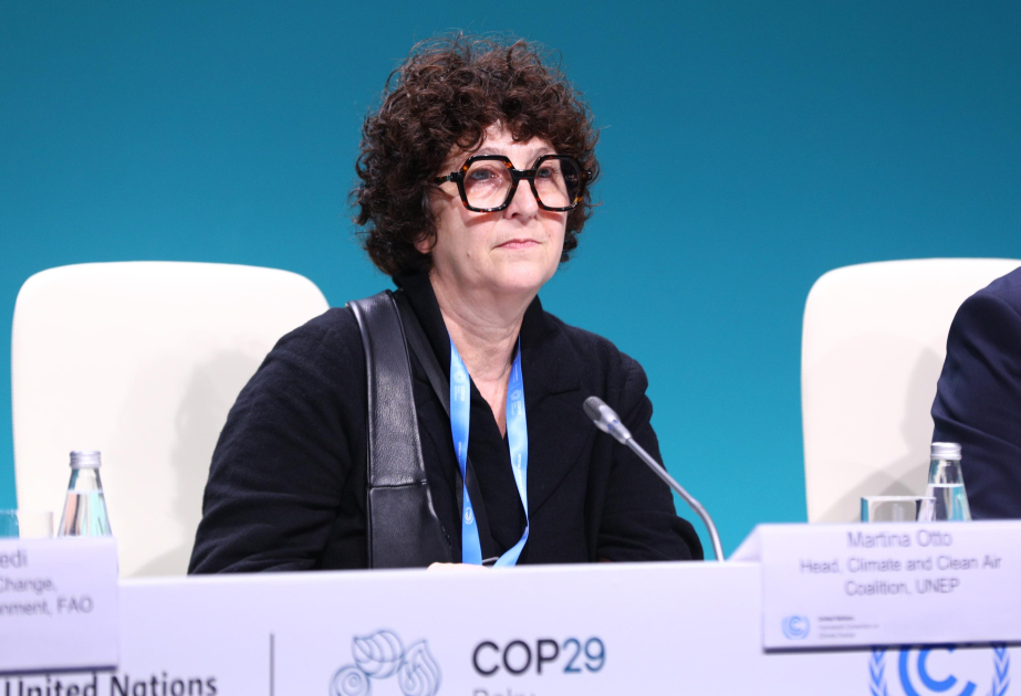 Martina Otto: Metan emissiyalarını azaltmaq iqlim sahəsində təcili tədbir kimi qiymətləndirilməlidir