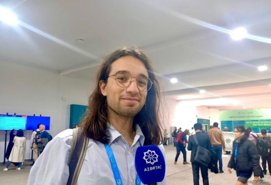 COP29-da iştirak edən italiyalı tələbə: Meşələrin öyrənilməsi ilə bağlı fənlərə önəm verilməlidir