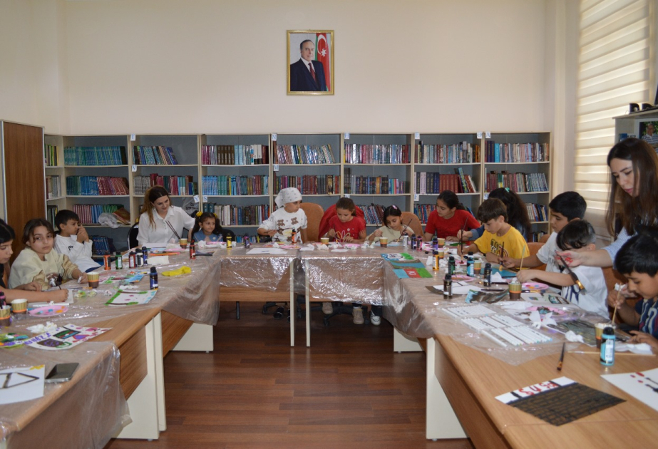 “Rənglərin harmoniyası-rəsm yolu ilə psixoterapiya” layihəsi çərçivəsində 10 təlim keçirilib
