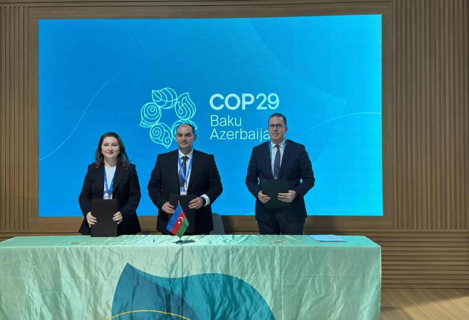 Se firma un Memorando de Entendimiento sobre el establecimiento de una planta de energía eólica en Kalbajar