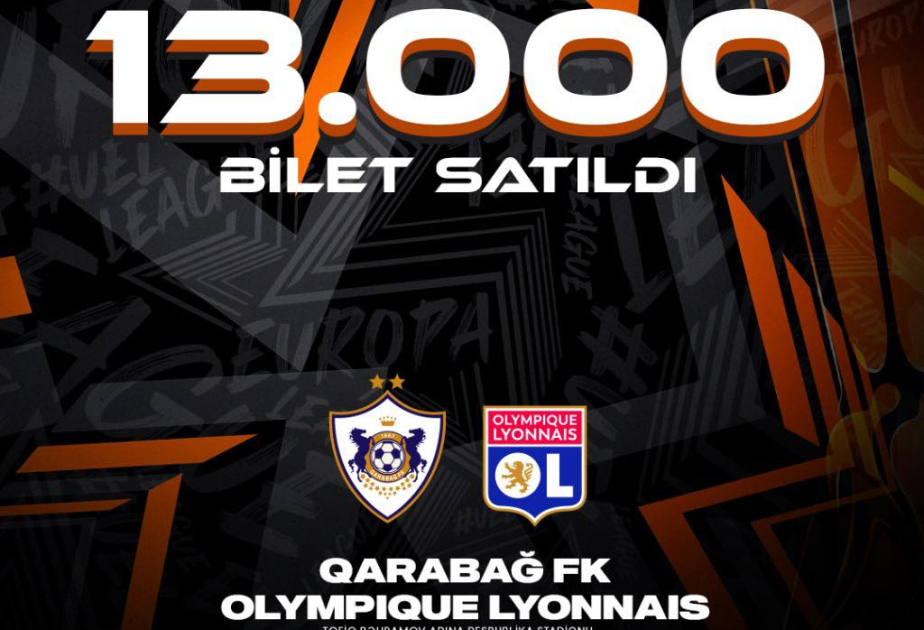 Avropa Liqası: “Qarabağ” – “Lion” oyununa 13 min bilet satılıb