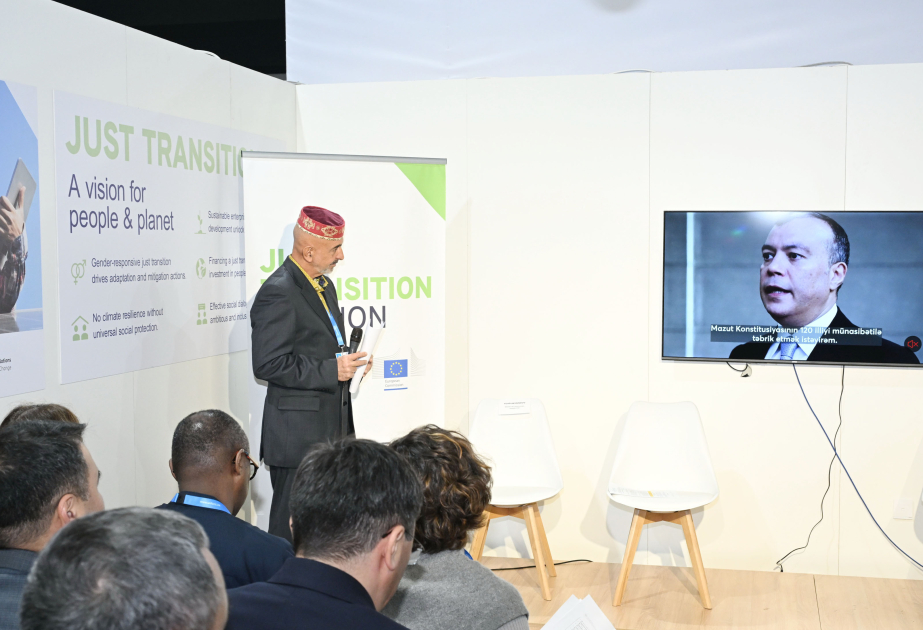 COP29-da “Hər kəsə ədalətli keçid üçün nəzəriyyədən təcrübəyə: regionlararası yüksəksəviyyəli cənub-cənub siyasi dialoqu” mövzusunda tədbir keçirilir