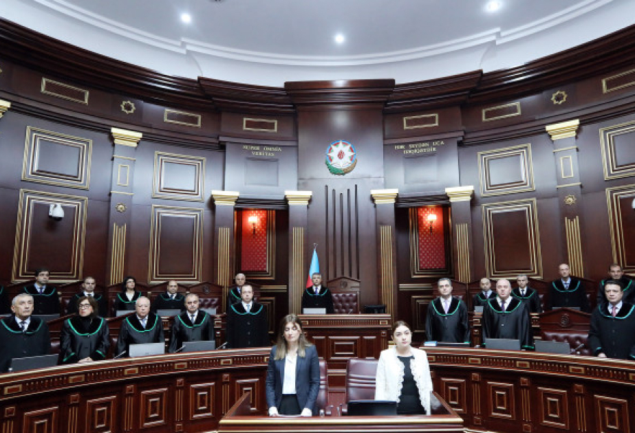 Yeni təyin olunmuş hakimlər Ali Məhkəmədə and içiblər