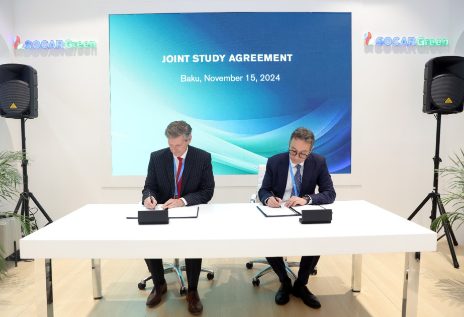 COP29 çərçivəsində SOCAR ilə “Tree Energy Solutions” arasında Birgə Tədqiqat Sazişi imzalanıb