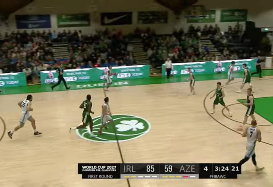 Seçmə mərhələ: Azərbaycan basketbol millisi İrlandiya yığmasına məğlub olub