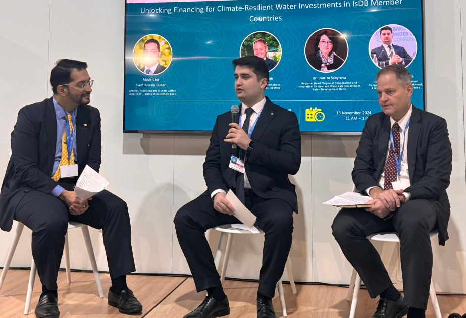 COP29-da su təhlükəsizliyinin təmin edilməsi müzakirə olunub