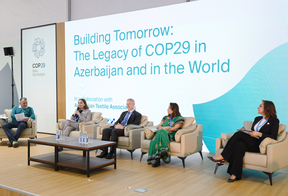 Un panel intitulé « Construire l’avenir : l’héritage de la COP tenue en Azerbaïdjan et dans le monde » organisé dans le cadre de la COP29