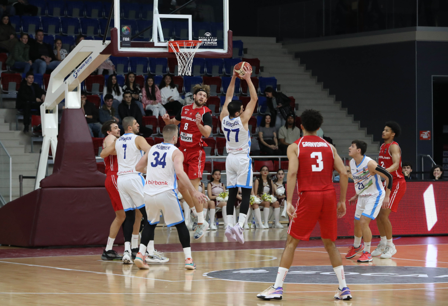 Seçmə mərhələ: Azərbaycanın basketbol millisi İsveçrəyə məğlub olub