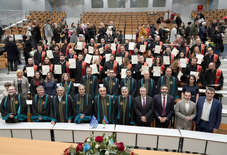 UNEC ilə Qərbi Makedoniya Universitetinin birgə magistr proqramının məzunlarına diplomlar təqdim edilib