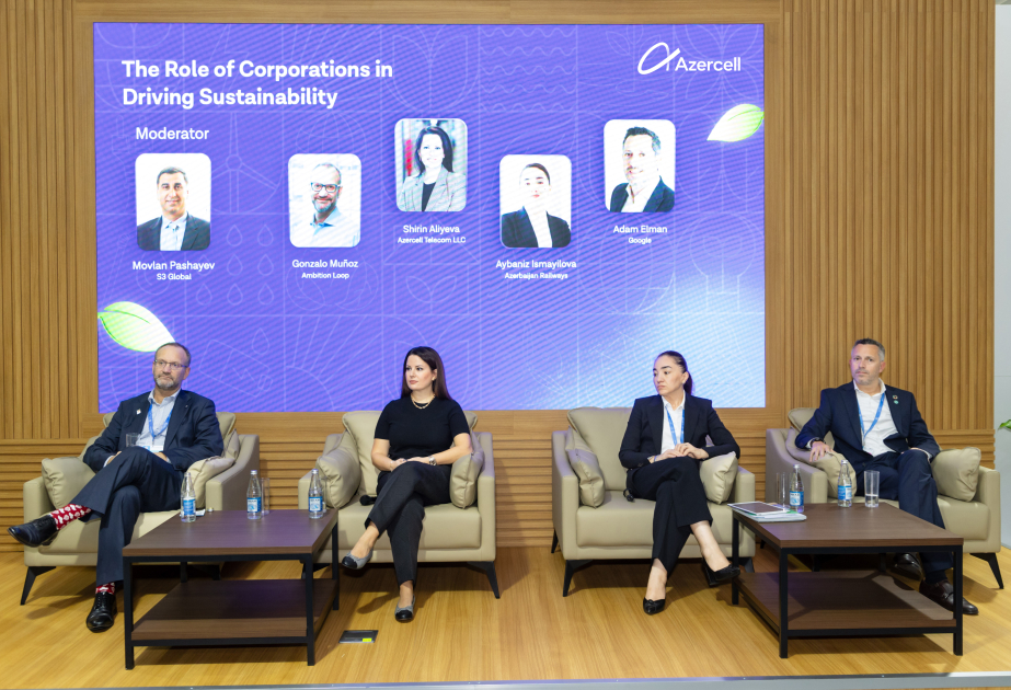 ® “Azercell” “Dayanıqlılığın təmin edilməsində təşkilatların rolu” mövzusunda panel müzakirəsi keçirib