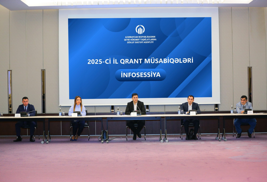 Qrant müsabiqələri barədə infosessiyalara başlanılıb