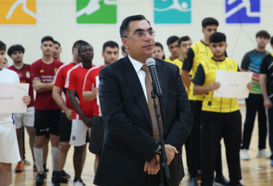 BANM-də futzal çempionatının açılış mərasimi keçirilib
