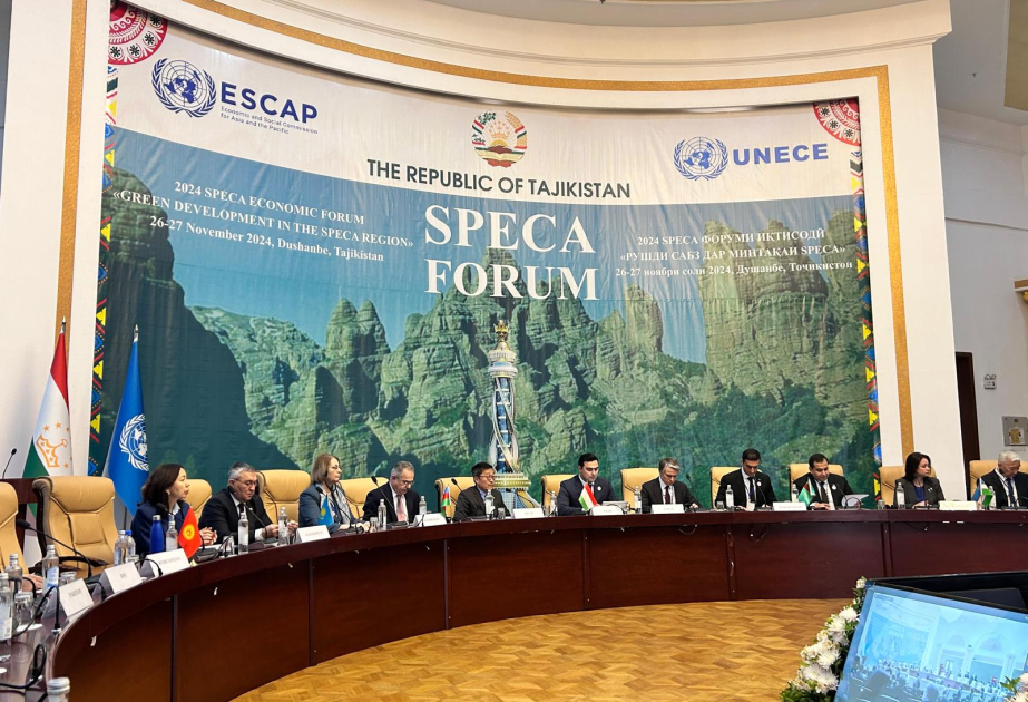 Tacikistanda “SPECA regionunda yaşıl inkişaf” mövzusunda İqtisadi Forum keçirilir
