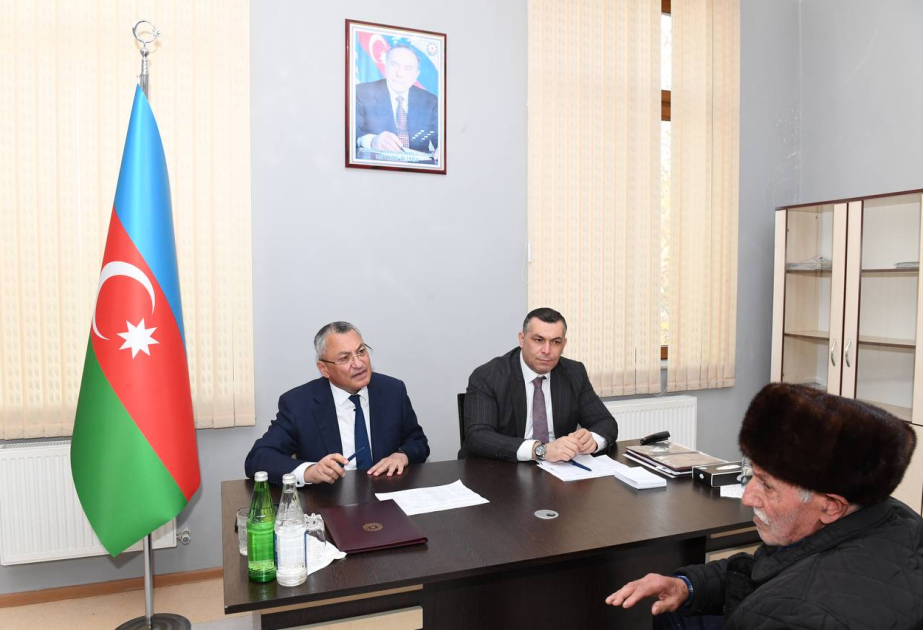 Mingəçevirdə keçmiş məcburi köçkünlərin Böyük Qayıdışla bağlı müraciətləri dinlənilib