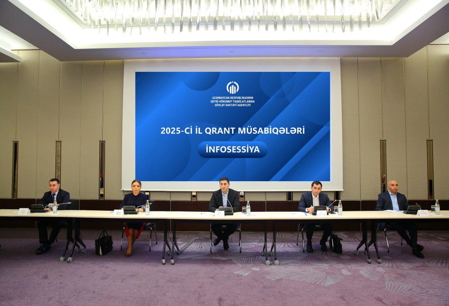 2025-ci ilin qrant müsabiqələri barədə infosessiya davam edir