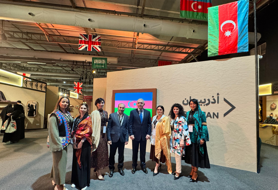 Azərbaycan ənənəvi sənətkarlığı Səudiyyə Beynəlxalq Əl İşləri Həftəsi sərgisində təqdim olunur