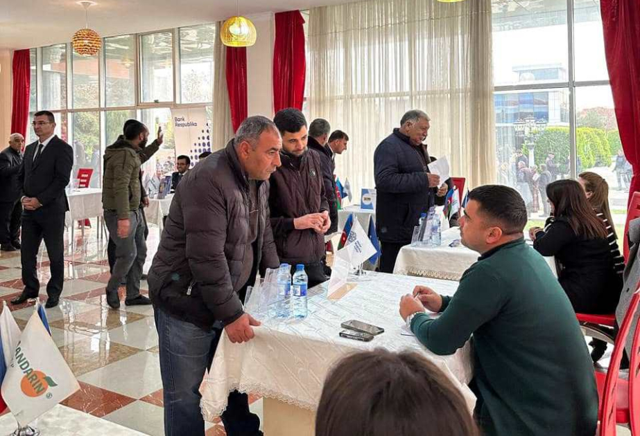 Beyləqanda əmək yarmarkası: 20 müəssisə tərəfindən 150 vakansiya təqdim olunub