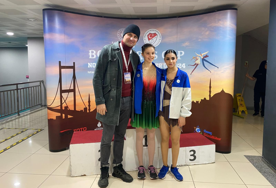 Azərbaycanlı idmançı beynəlxalq fiqurlu konkisürmə yarışında qızıl medal qazanıb