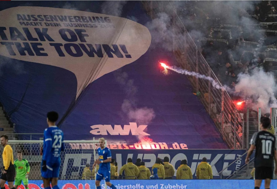 Fan clash at German fourth-tier game leaves 79 injured, including 10 police  officers - AZERTAC