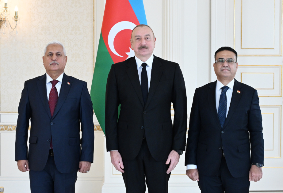 Le président de la République reçoit les lettres de créance du nouvel ambassadeur du Yémen en Azerbaïdjan  MIS A JOUR VIDEO