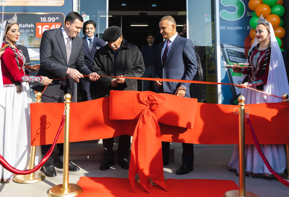 ®  “Veysəloğlu Şirkətlər Qrupu” Naxçıvanda silsilə market açılışlarını davam etdirir
