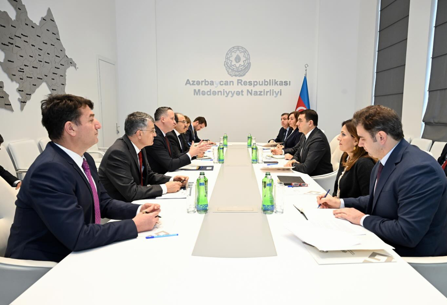 Ministro de Cultura discutió la cooperación con el presidente de TİKA