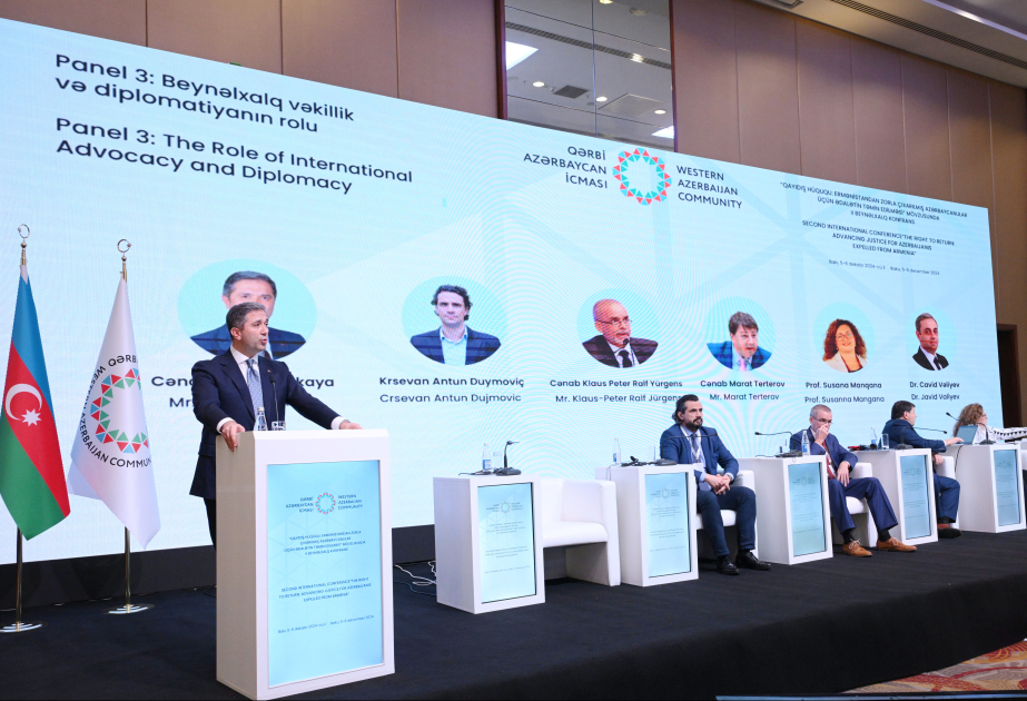 Beynəlxalq vəkillik və diplomatiya yurdlarından zorla didərgin düşmüş insanların hüquqlarının bərpasında mühüm rol oynayır VİDEO